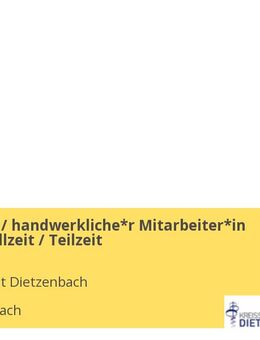 Gärtner*in / handwerkliche*r Mitarbeiter*in (m/w/d) Vollzeit / Teilzeit - Dietzenbach