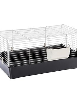 Ferplast Kleintierkäfig Piggy Basic - schwarz : L 95 x B 57 x H 46 cm