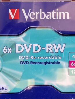 Verbatim DVD -RW 4.7GB, 6x Speed, 3 Stck. - Jena