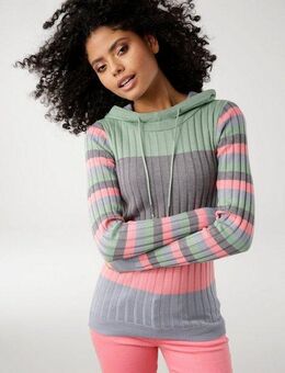 KangaROOS Kapuzenpullover mit trendigem Colorblocking in verschiedenen Streifenbreiten