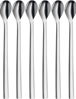 WMF Longdrinklöffel Nuova (6 Stück), 6-tlg., 22 cm, Cromargan Edelstahl rostfrei 18/10, Geschenkverpackung