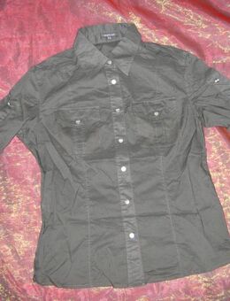 NEU * Ausgefallen * umwandelbare * Kurz * Dreiviertel Arm * Netz- Einsätze * Hemd- Bluse "Street One" Gr. 38/ S * khaki- grün * - Riedlingen