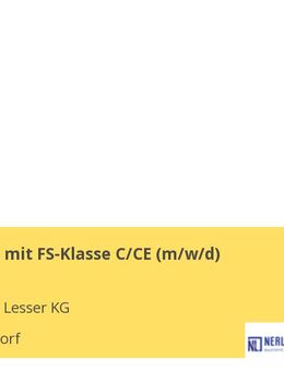 Lkw-Fahrer mit FS-Klasse C/CE (m/w/d) - Deggendorf