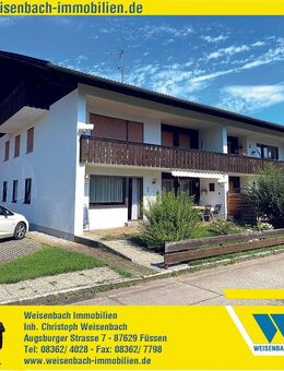 Ruhig und sonnig gelegene Terrassenwohnung mit schönem Bergblick - Schwangau