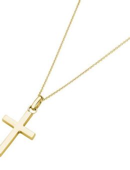 Smart Jewel Kreuzkette mit Anhänger Kreuz, Silber 925
