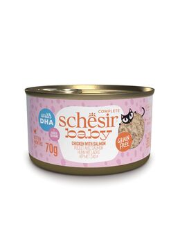 Schesir Baby 12 x 70 g - Huhn & Lachs