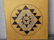 Leinwandbild 18/ Sri Yantra . Acrylbild. - Unna