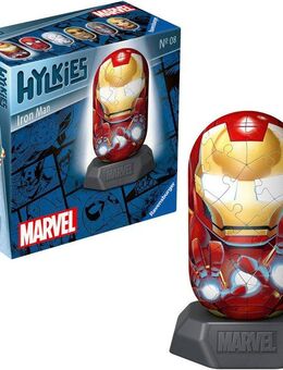 Ravensburger 3D-Puzzle Marvel Heroes, Hylkies Sammelfigur #08 Iron Man, 54 Puzzleteile, Made in Europe