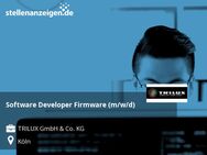 Software Developer Firmware (m/w/d) - Köln