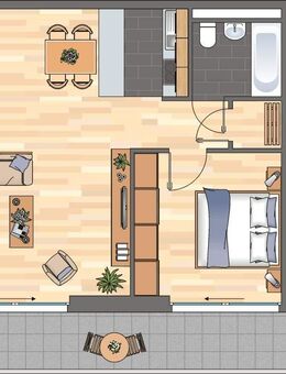 Demnächst frei! 2-Zimmer-Wohnung in Ludwigshafen am Rhein - Ludwigshafen (Rhein)