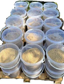 Aquariumsand Sand 5kg/3€ Eimer oder ganze Palette 45 Eimer /100€ - Dortmund Mengede