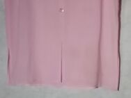 Wenig durchsichtige knitterfreie Rosa Bluse ohne Ärmel mit Perlmutt Knöpfen und seitlichen Schlitzen, Größe L, neu - Eggenfelden