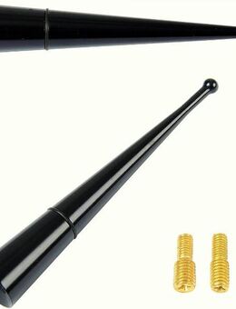 Auto Alu Kurzantenne Stab Dachantenne 9cm Schwarz Universal 7011 - Verden (Aller)