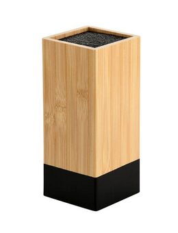 KESPER® Messerblock Messerhalter mit Kunststoffborsten zum variablen Platzieren der Messer (1tlg), aus FSC®-zertifiziertem Bambus, Höhe ca. 23 cm