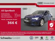 Audi A3, Sportback 45 TFSI e 2x S line HdUp 8-fach, Jahr 2023 - Gersthofen