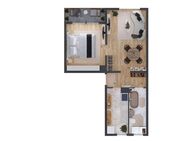 Helle und gemütliche 2-Zimmer-Wohnung Elterlein Balkon/EBK/Bad Fenster/Kamin - Elterlein