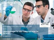 Labormanager*in oder Laborsekretär*in (m/w/d) - Paderborn