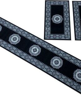 my home Bettumrandung Shari, Made in Belgium, Höhe 7 mm, Orient-Optik, Bettvorleger, Läufer-Set für das Schlafzimmer