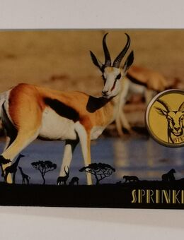 Goldmünze in Coincard "Springbock" .999 Gold, 1/1000 oz Auflage nur 50.000 Stück! - Neufahrn (Freising)