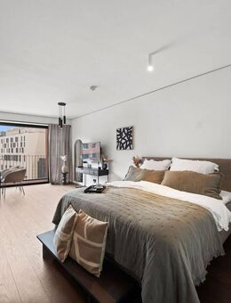 Sonniges Einzimmerapartment mit Südloggia, fußläufiger Elbnähe und einzigartigen Community-Angeboten - Hamburg