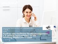 Kauffrau oder Kaufmann für Büromanagement o. ä. (w/m/d) Teamassistenz für die Abteilung Mobile Raketenbasis - Weßling