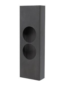 Röhr + Stolberg X-Ready 2- fach Hohlwandschalterdose | 3 mm Wandungsstärke | für den perfekten Strahlenschutz | Blei Pb99,5 | aus Strahlenschutzblei für Strahlenschutzwände - Moers