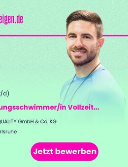 Rettungsschwimmer/in (m/w/d) Vollzeit / Teilzeit - Karlsruhe