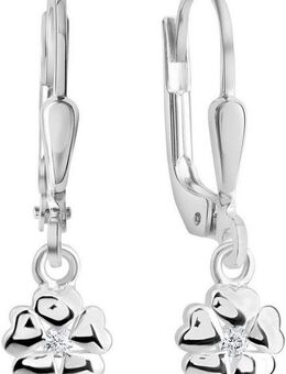 Firetti Paar Ohrhänger Schmuck Geschenk Silber 925 Ohrschmuck Ohrringe Herzen, mit Zirkonia (synth)