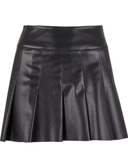 URBAN CLASSICS Sommerrock Urban Classics Ladies Synthetic Leather Pleated Skirt (1-tlg)