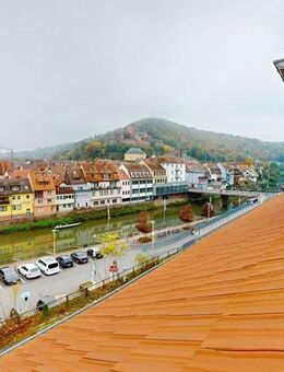 "Erstbezug: Stilvolles Penthouse mit traumhafter Dachterrasse über den Dächern Wertheims." - Wertheim