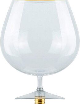 SEGULA LED-Leuchtmittel LED Floating Cognac clear, E27, 1 St., Extra-Warmweiß, handmade