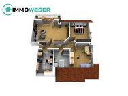 Maisonette-Wohnung: Platz, Lage, Garage - und sofort verfügbar! (provisionsfrei) - Thedinghausen