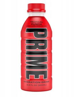 6x Prime Hydration - Sportgetränk Tropical Punch USA 500ml - Ingolstadt
