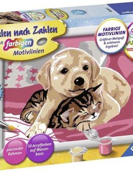 Ravensburger Malen nach Zahlen Beste Freunde, Made in Europe