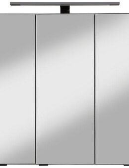 welltime Spiegelschrank Trento, verschiedene Ausführungen und Farben Breite 60 cm, mit 3D-Effekt, Spiegeltüren, Inklusive LED-Beleuchtung