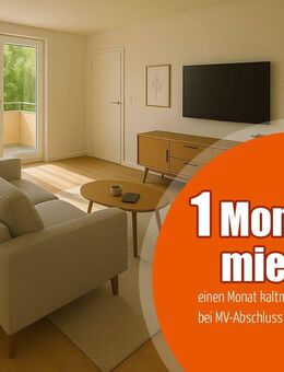gemütliche 2-Zimmer mit großem Balkon. 1 Monat kaltmietfrei bei MV-Abschluss bis zum 31.07.25 - Chemnitz