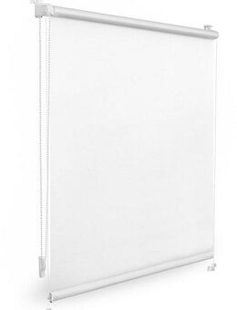 Seitenzugrollo Uni Rollo, LICHTBLICK ORIGINAL, verdunkelnd, ohne Bohren, verspannt, Klemmfix, mit Klemmträger und Farbbeschichtung - für Fenster und Türen, Klemmfix