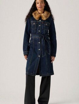 Levi's® Langmantel MOB WIFE TRUCKER Kragenbesatz abnehmbar