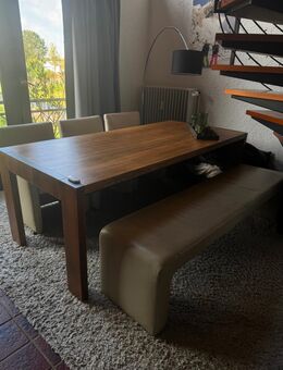 Esszimmer Garnitur - 1 Bank & 3 Stühle - Welver