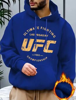 Herren UFC Champion Hoodie Blau - Ingolstadt