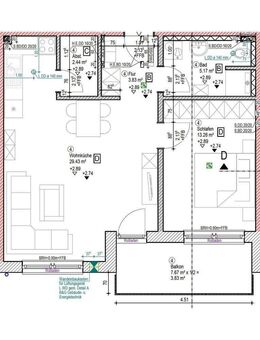 *** schöne 2 Zi-Whg mit Balkon in Ergoldsbach TOP LAGE *** - Ergoldsbach