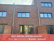 MIETEN MIT KAUFOPTION: Dein Haus am See: Neubau Reihenhaus in Klimasiedlung mit „KFW 40+“ | Bremen-Aumund - Bremen