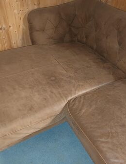 Sofa in L Form aus echtem Rindsleder - Zörbig Cösitz