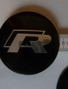 R-Line-Radnabenabdeckung, Felgendeckel, 3 Stück, neuwertig, 57 mm - Gelsenkirchen