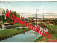 Ansichtskarte „Halle a. S. – Hafen“, gelaufen 1914 - Landsberg