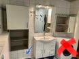 Badezimmer Schrank Set mit Spiegel (wurde bereits abgebaut) in 21502