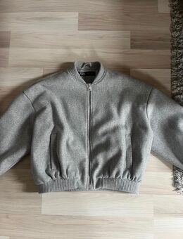 Zara virale graue oversized Bomberjacke XS-S(34-36) - Leverkusen