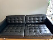 LANDSKRONA 3er-Sofa, Grann/Bomstad schwarz/Metall - Köln