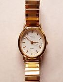 Goldene USiGo Damenuhr dehnbaren Armband in 24340