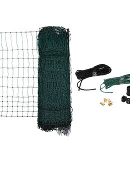 Kerbl Geflügelnetz Doppelspitze ohne Strom - L 25 m x B 106 cm